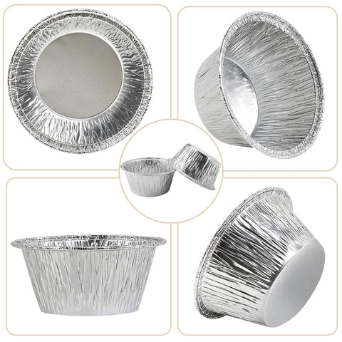 SUPPHOUS formas de aluminio para cupcakes, cocción rápida y limpieza sencilla.