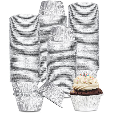 SUPPHOUS copas de aluminio para magdalenas, horneado uniforme y desmolde fácil.