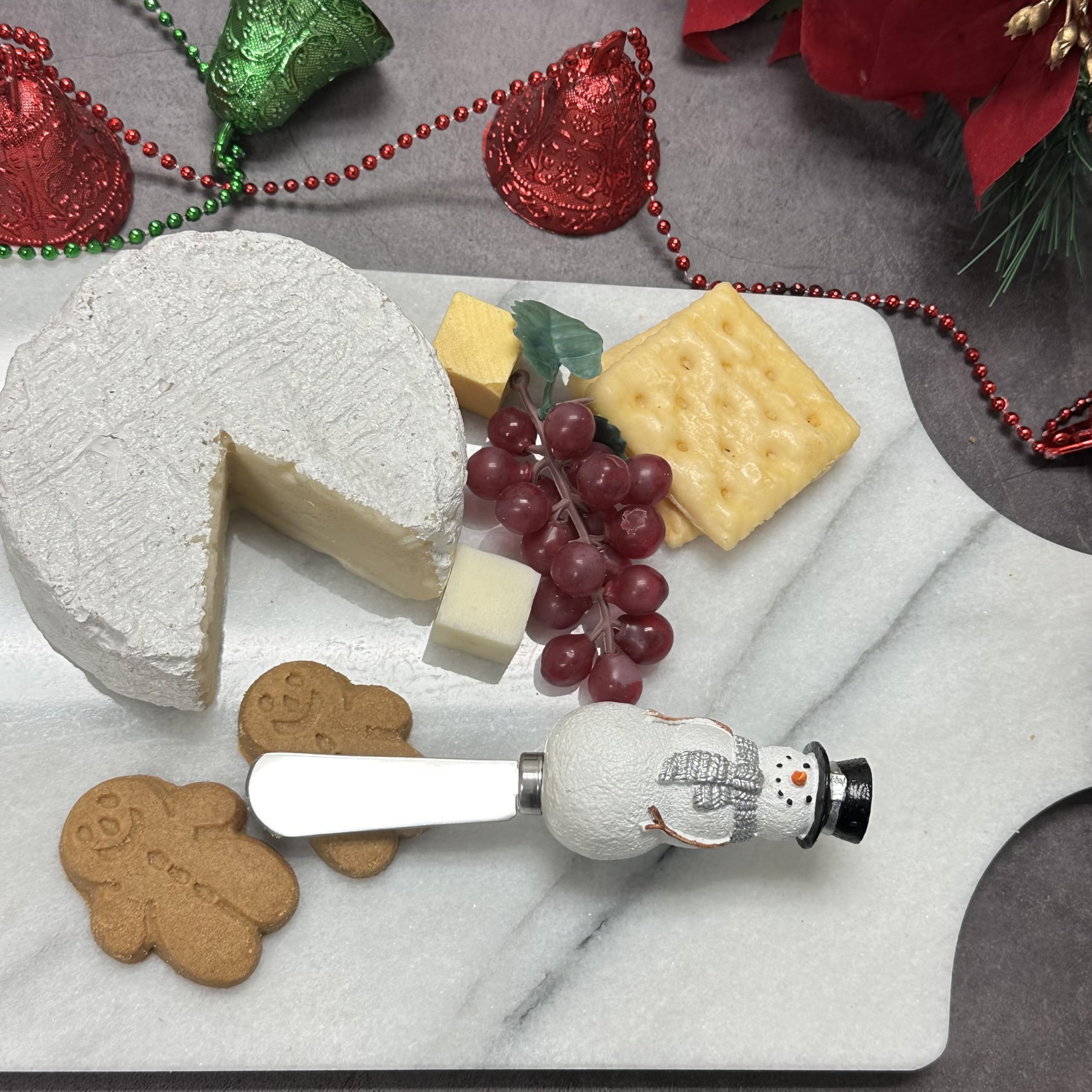 Supreme Housewares spreaders para untar queso, con mango pintado a mano.