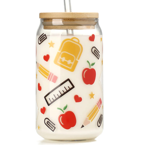 Supreme Lights vaso café 16oz, ideal como regalo para profesoras y para llevar bebidas.