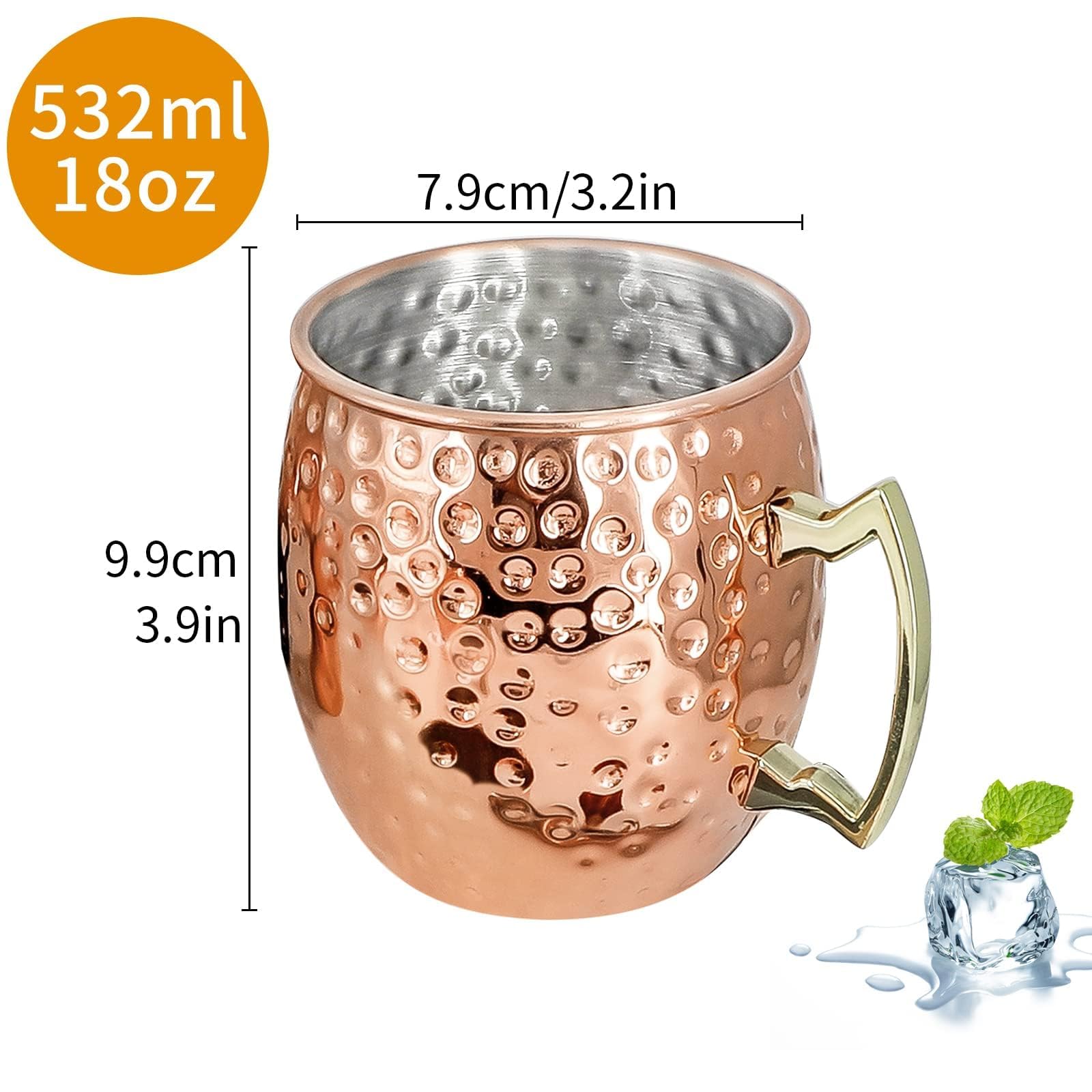 SuproBarware caja regalo Moscow Mule, ideal para sorprender a invitados con un set completo.