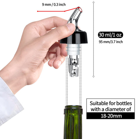 SuproBarware dispensador en botella de vino para cócteles