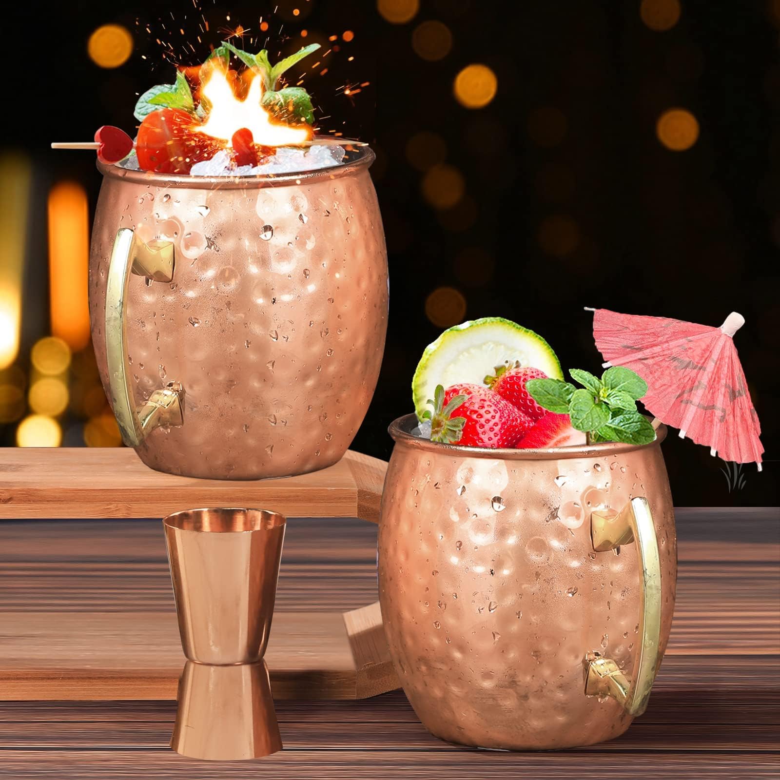 SuproBarware medidor doble 0,5oz, útil para medir cocteles con precisión.