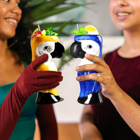 SuproBarware tiki cerámico, fácil de limpiar y mantener después de cada uso.