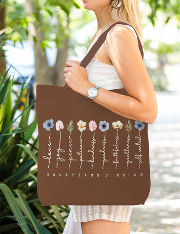 Supwhd bolsa de lona diaria, material duradero y bolsillo interior.