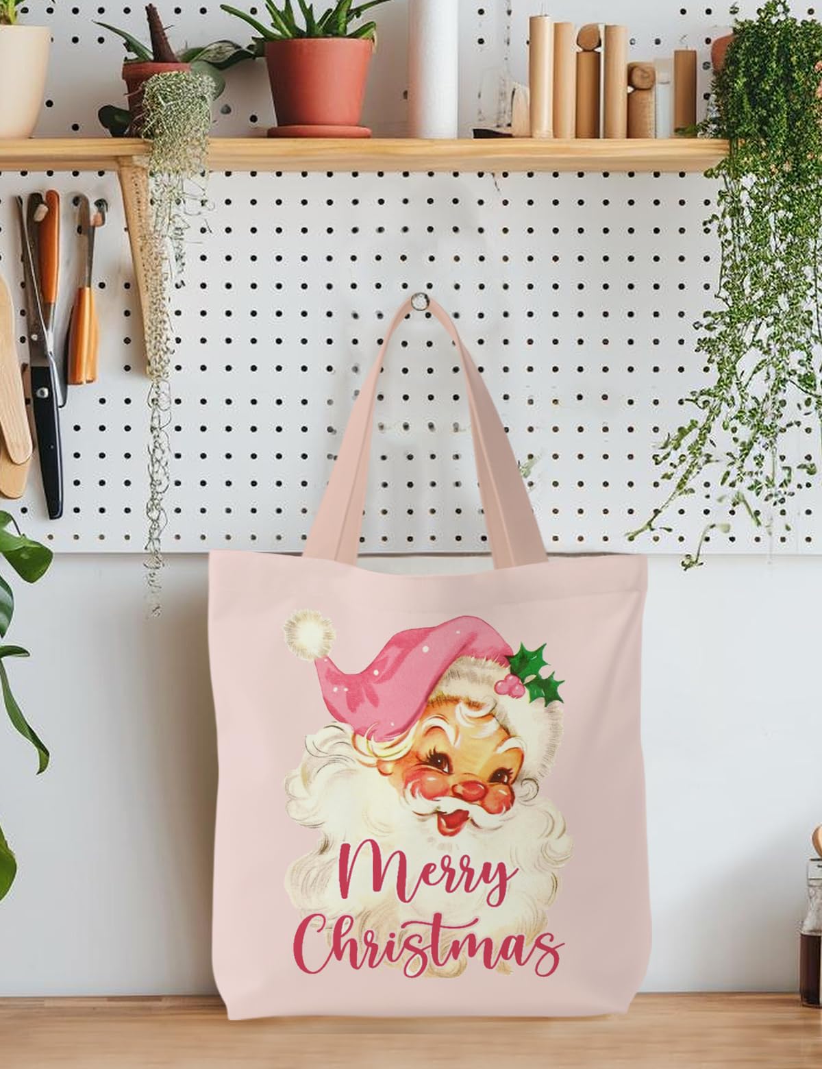 Supwhd bolsa para compras navidad reutilizable: opción ecológica para mercados semanales.