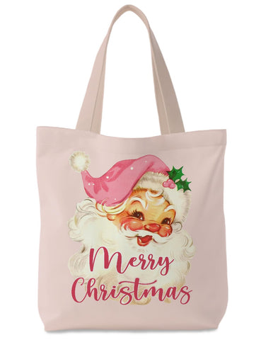 Supwhd bolsa tote navidad rosa: perfecta para compras sostenibles y uso diario.
