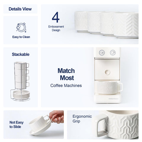 Sureasy soporte metálico para tazas; organización compacta en la encimera