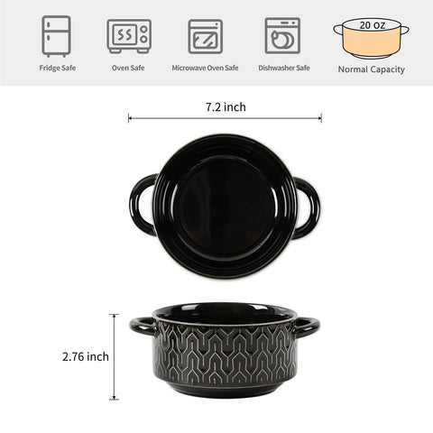 Tazón Sureasy con diseño embossado único para presentar guisos con estilo