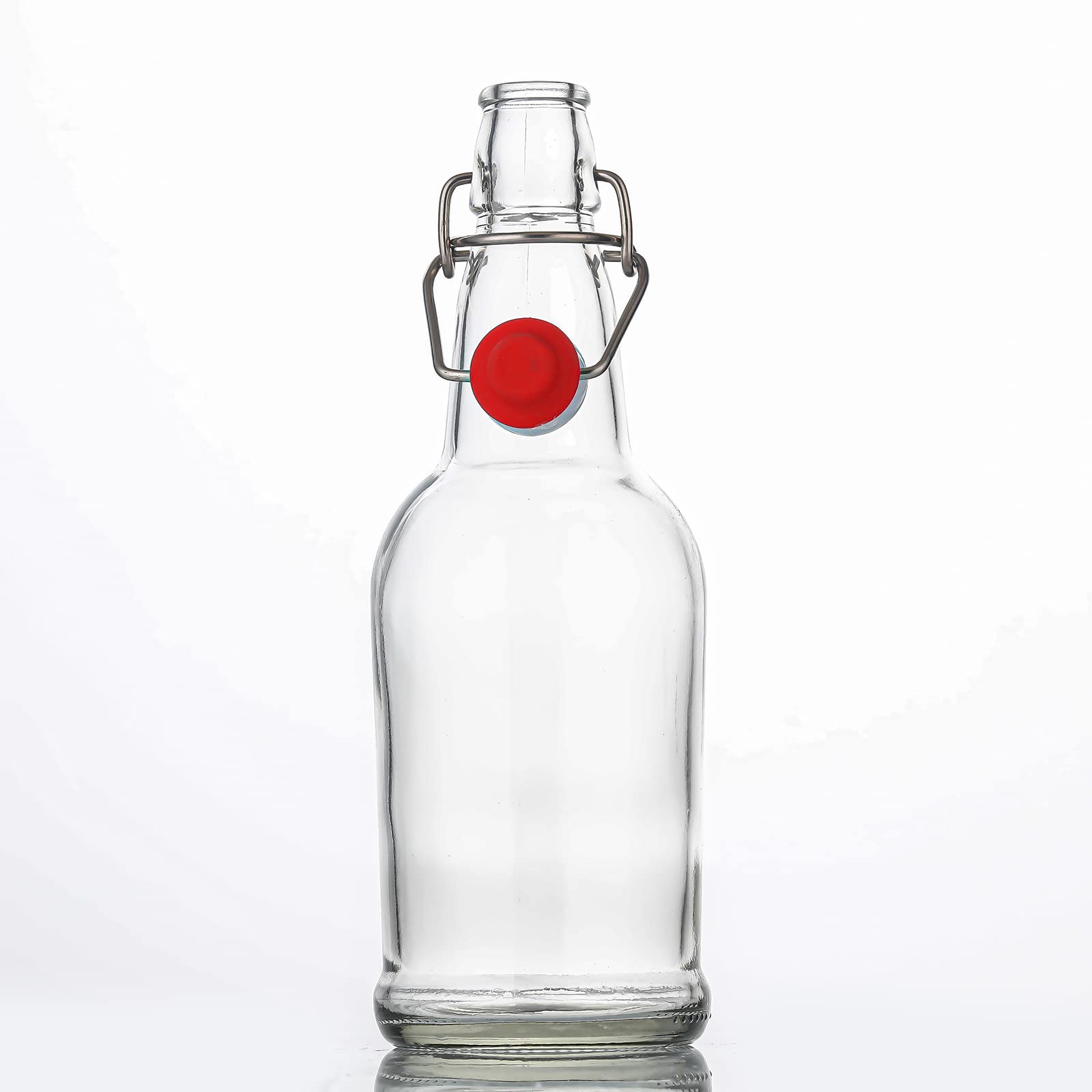 Tapa abatible de acero inoxidable en una botella SURESAVE.