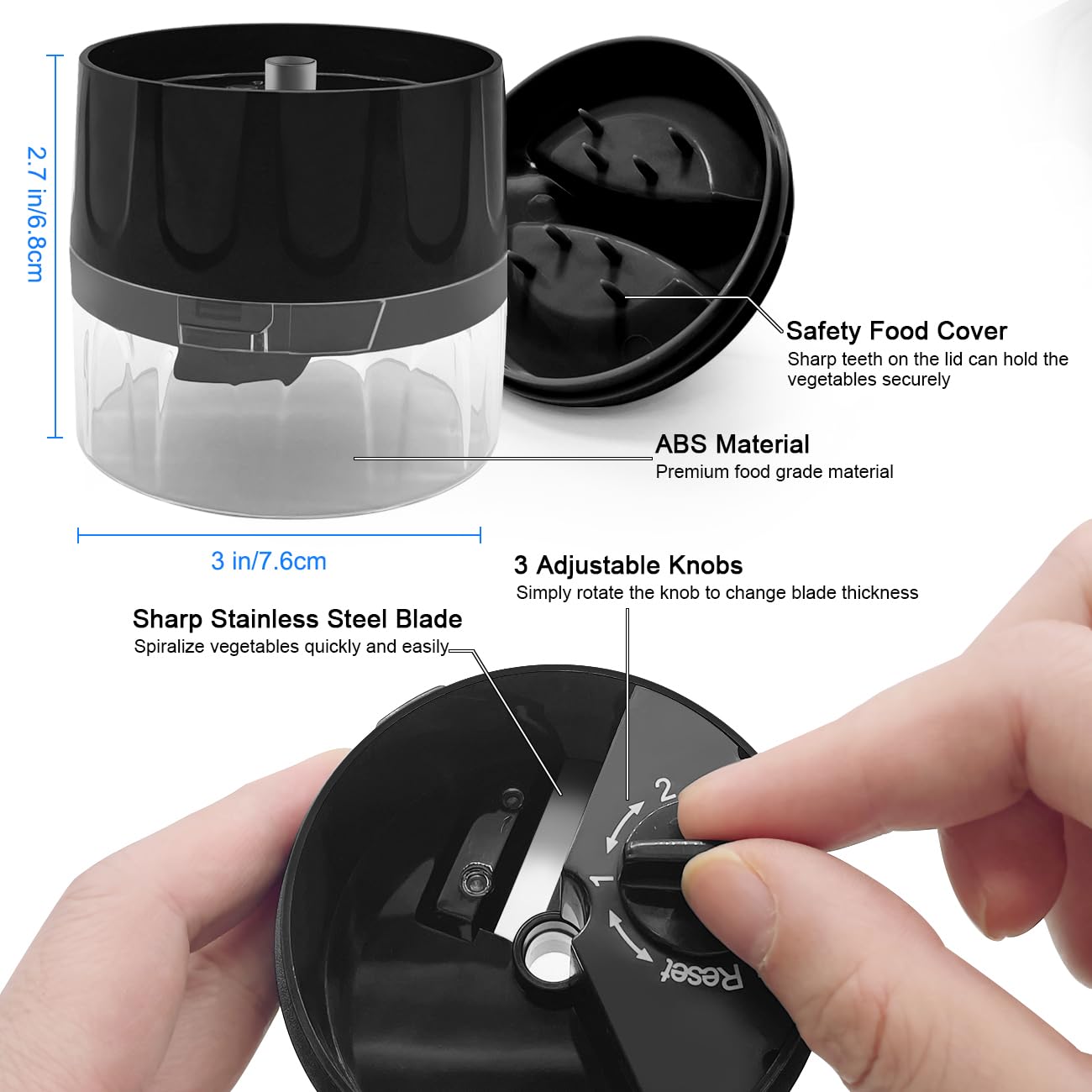 SUREWIN cuchillas de acero inoxidable para cortes precisos