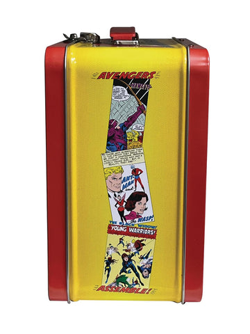 Contenedor de bebidas 10 oz incluido, lonchera Avengers Assemble, útil para bebidas o sopa.