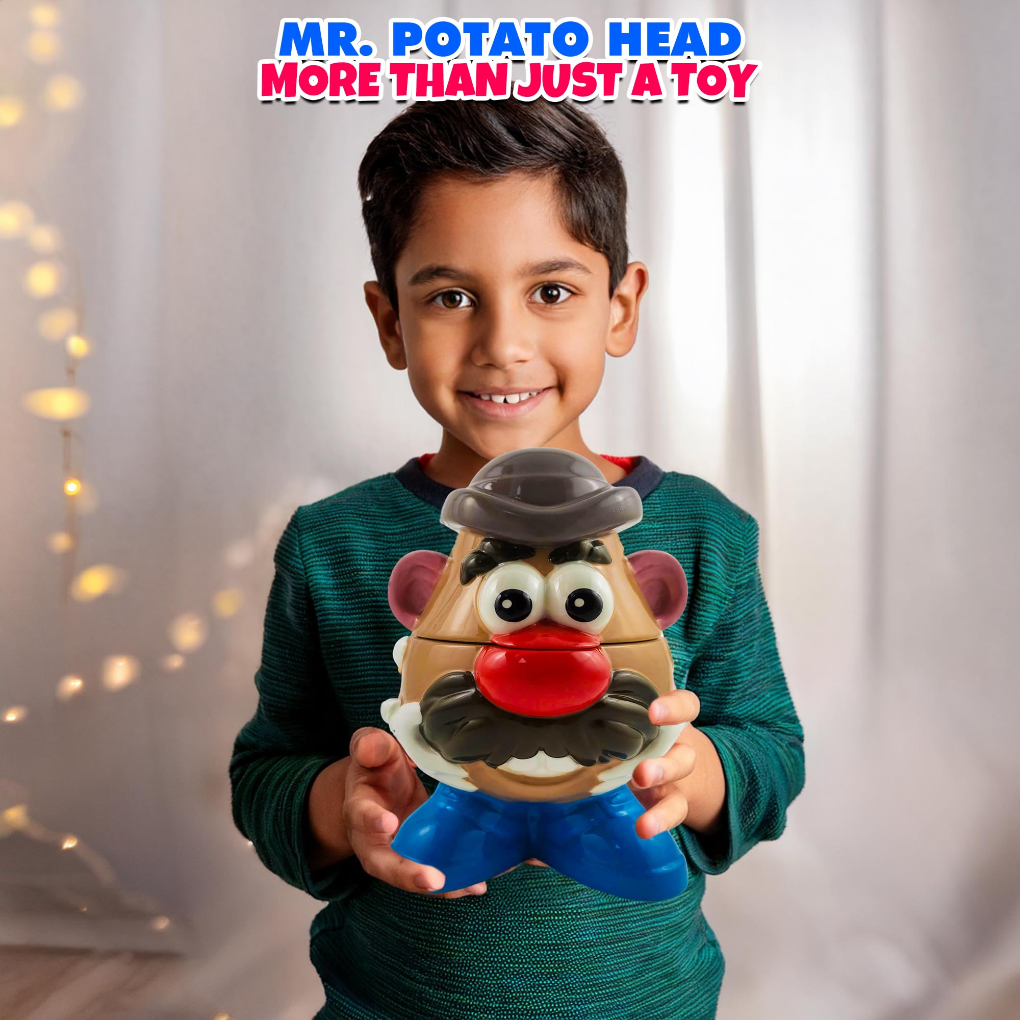 Mr. Potato Head Jar de Surreal Entertainment, práctico para cocina u oficina diaria