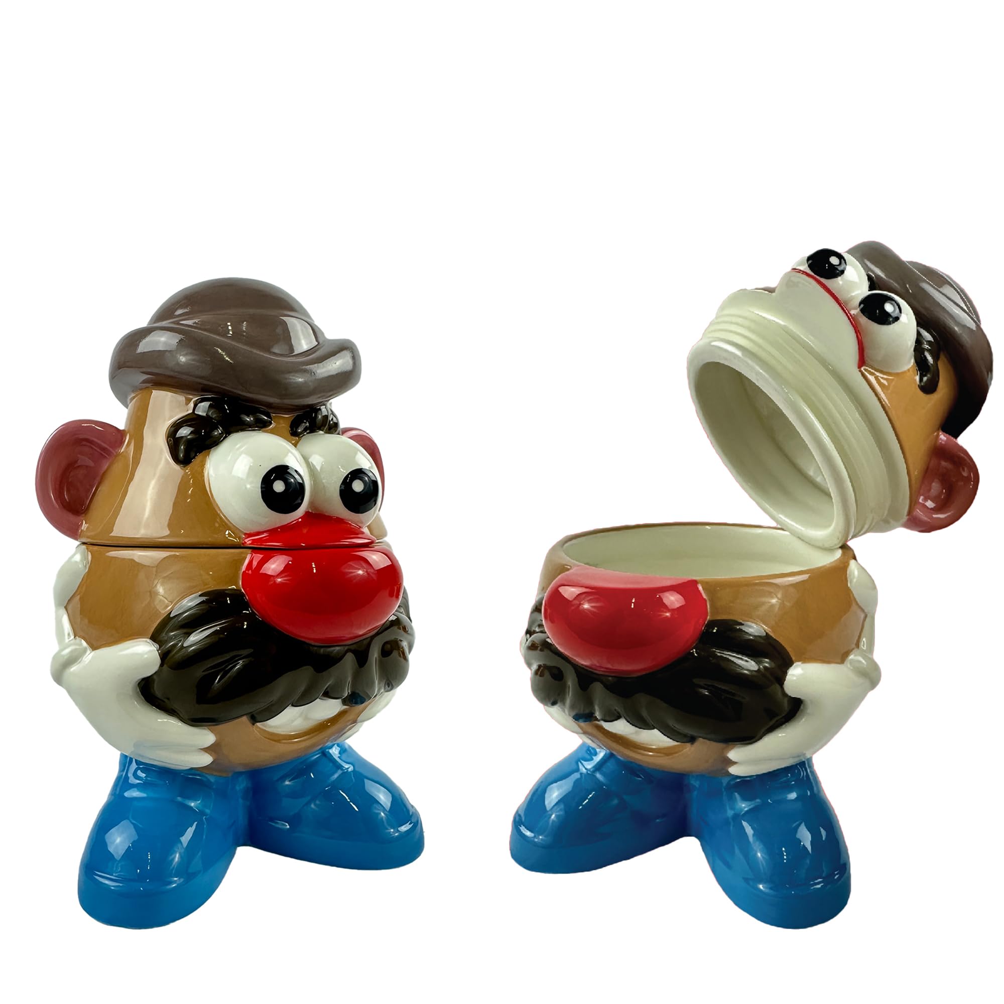 Mr. Potato Head Jar de Surreal Entertainment, vista lateral, almacenamiento para bolígrafos