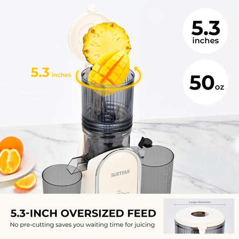 SUSTEAS vaso de jugo de 550 ml para porciones cómodas.