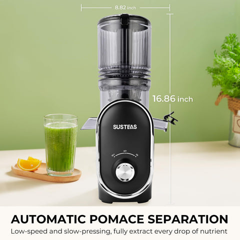 Ideal para jugos de manzana, zanahoria, naranja y verduras enteras.