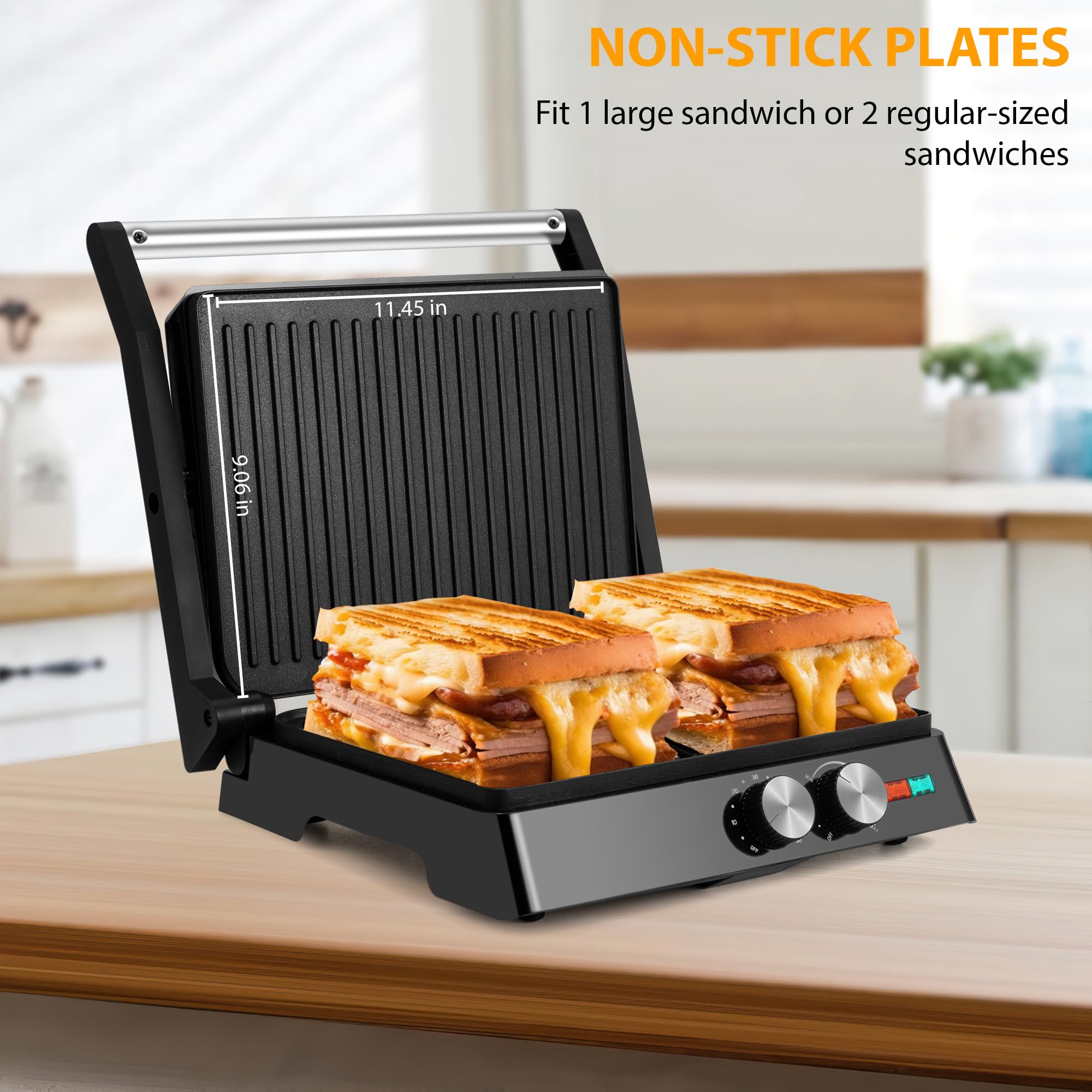 Placas antiadherentes de SUSTEAS evitan que se pegue la comida.