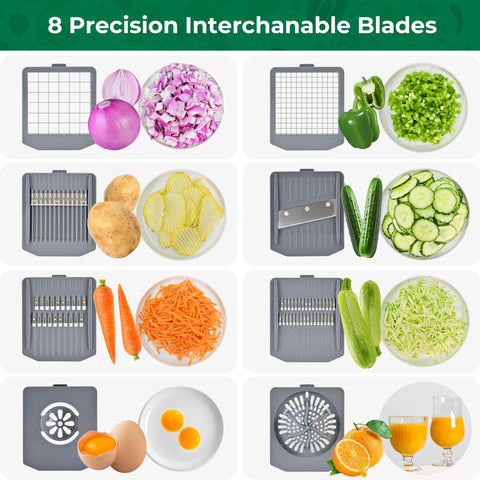 SUSTEAS Picadora con separador de clara para separar claras fácilmente.