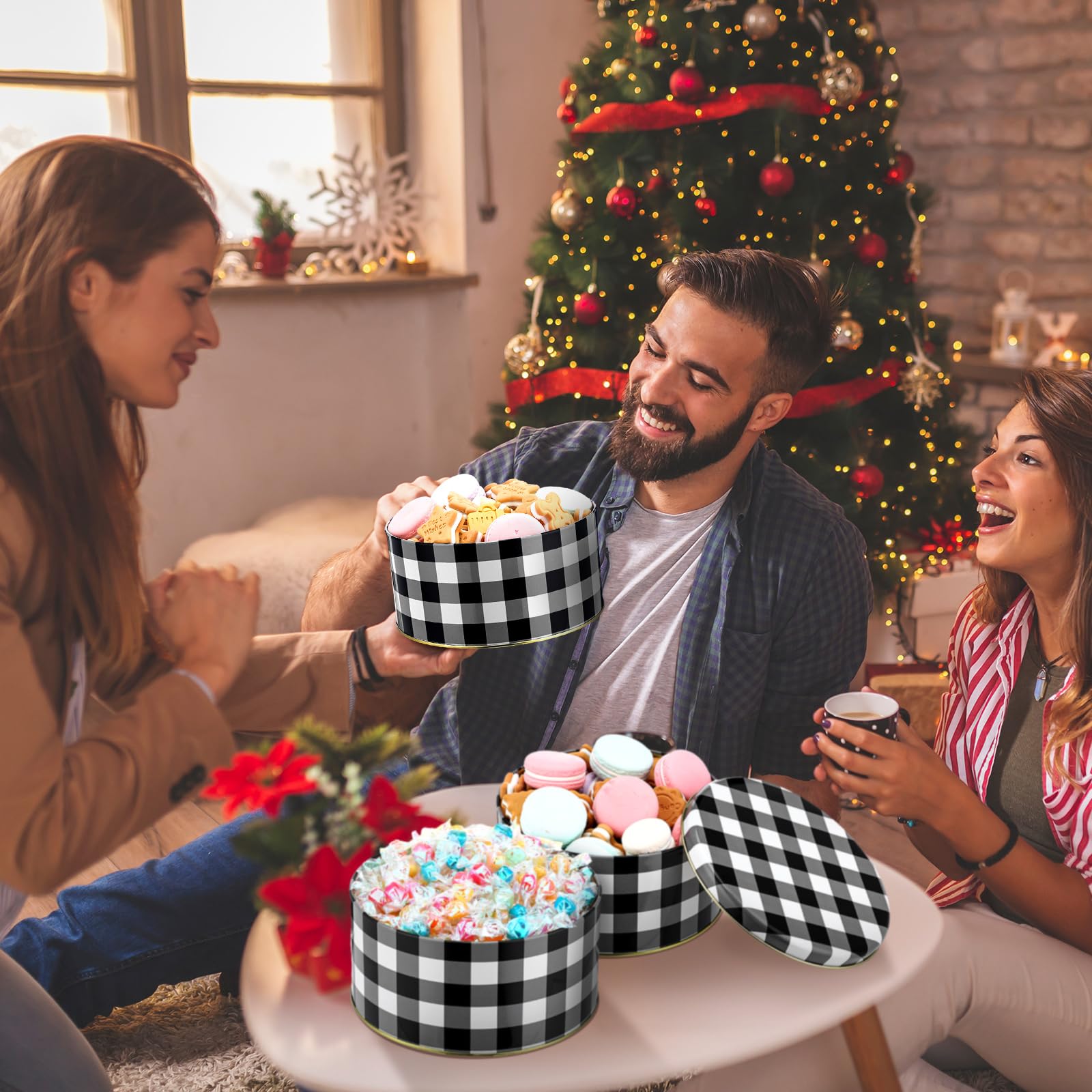 Cajas galletas Suttmin adecuadas para regalos, fiestas y almacenamiento.