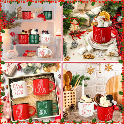 Suttmin, regalo de Navidad con tazas mini para familiares y amigos.