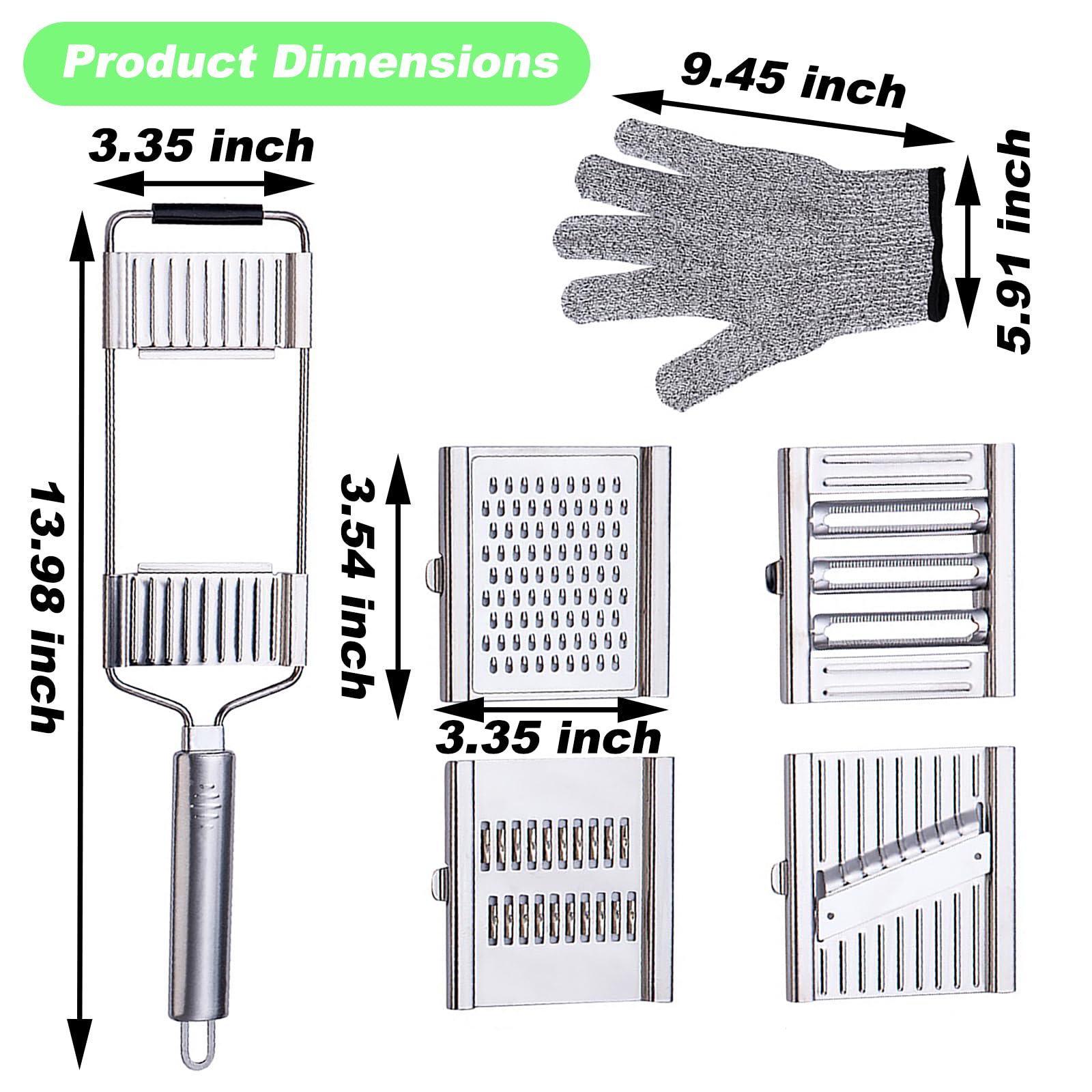 Suuker cortador 4 en 1 con gancho de colgar: almacenamiento práctico en la cocina.