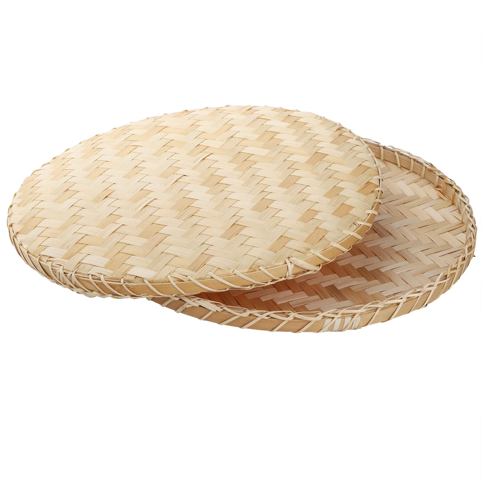 Bandeja Suwimut hecha a mano en bambú para centro de mesa decorativo.