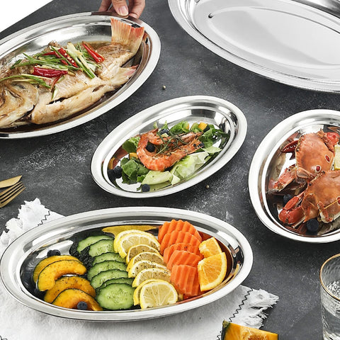 Suwimut bandeja ovalada para sushi y aperitivos, presentación impecable