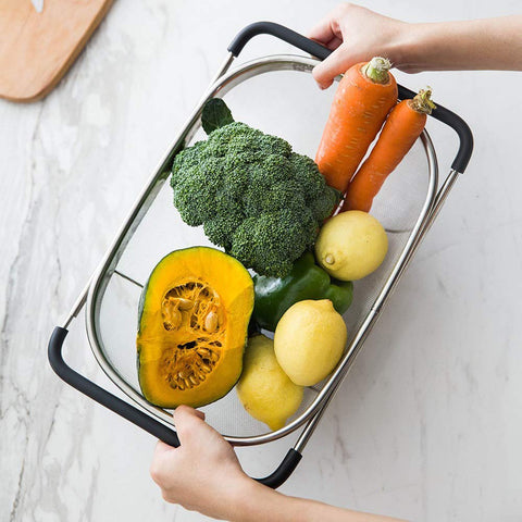 Suwimut capacidad de 6 cuartos para cocinar y enjuagar grandes lotes