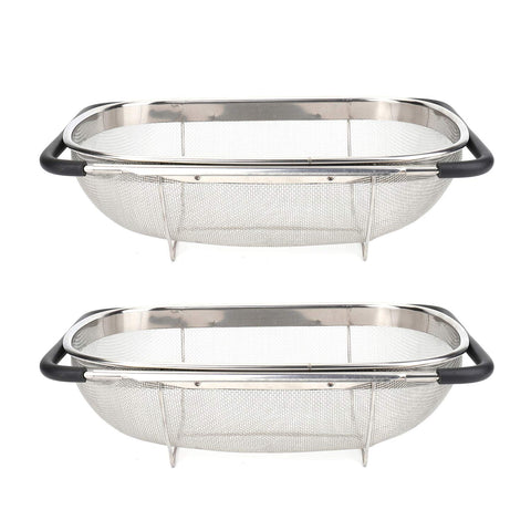 Suwimut escurridor oval sobre el fregadero, diseño práctico para limpieza rápida