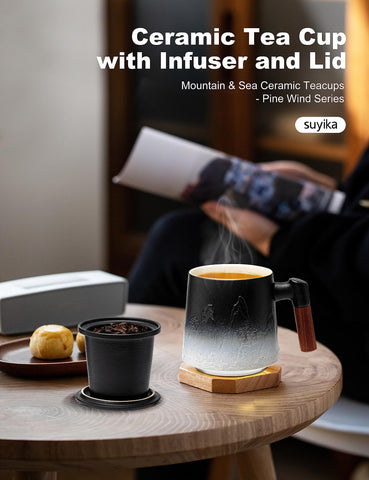 Suyika infusor integrado facilita infusionar hojas sueltas de forma limpia