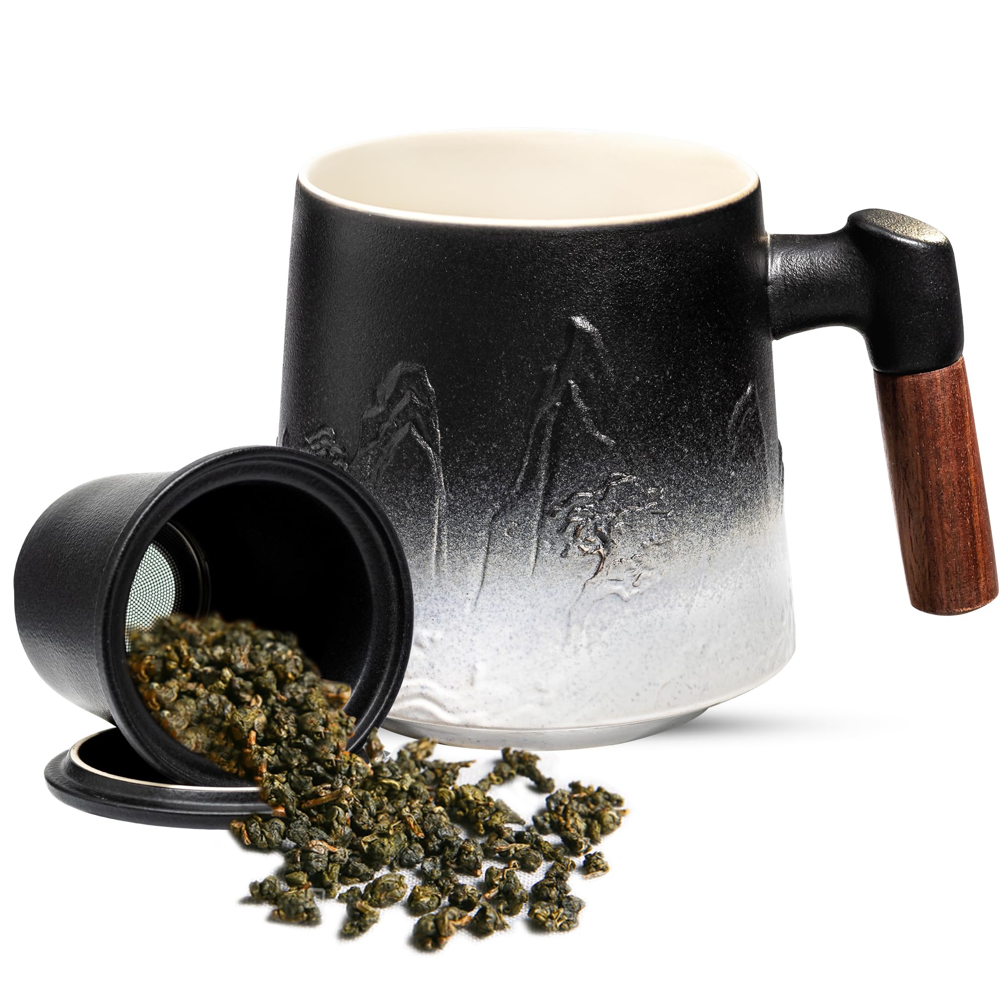 Taza suyika cerámica de 450 ml ideal para rituales de degustación