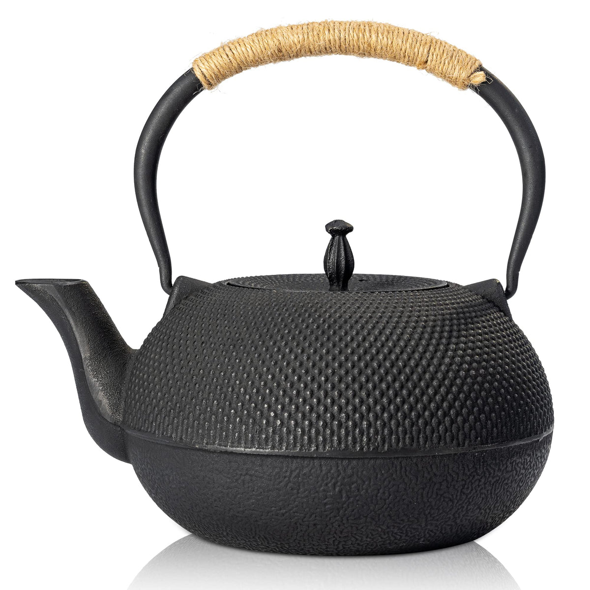 Suyika tetera tetsubin japonesa de hierro, diseño tradicional para hervir agua con estilo