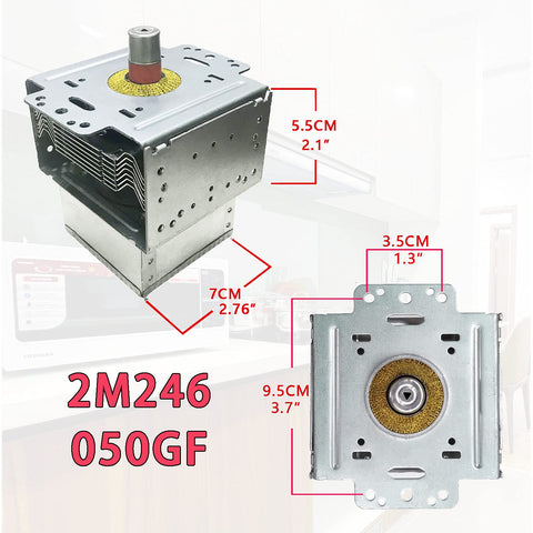 Suzier Magnetron 2M246, empaque listo para reemplazo rápido