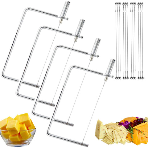 SUZLFTDZSW kit cortadores queso 4 para porciones uniformes y rápidas