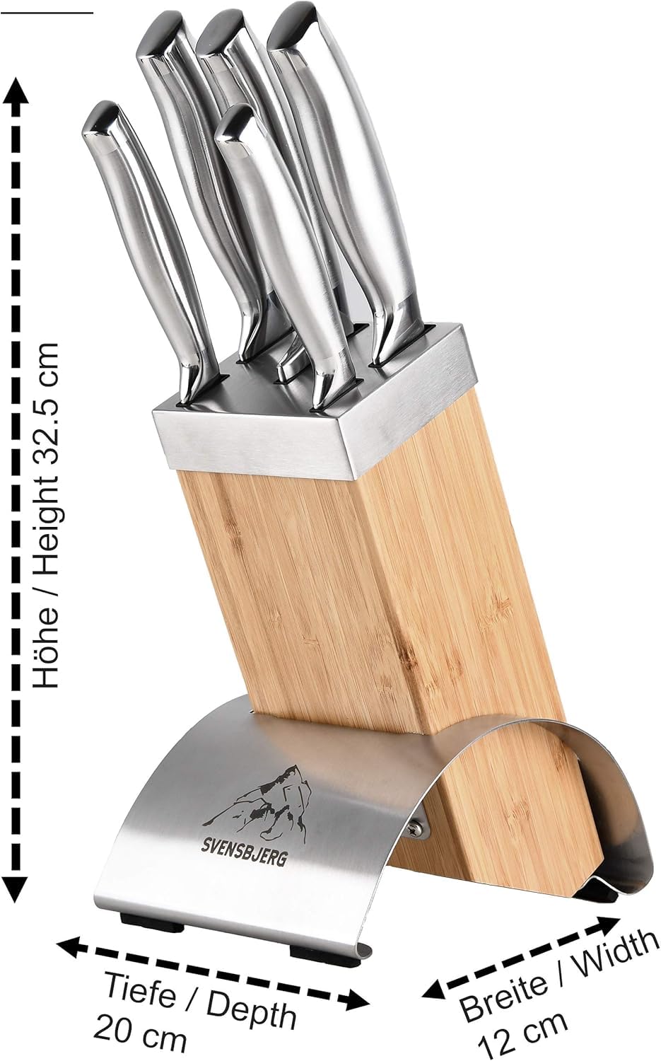 Cuchillo para pan Svensbjerg con filo duradero para rebanadas perfectas.