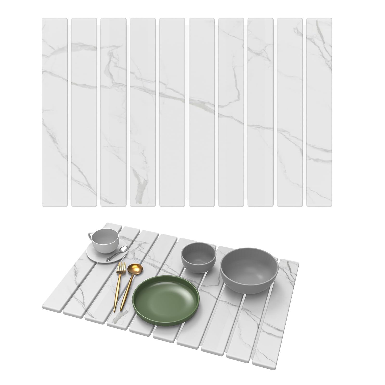 Estera Svincolare con diseño elegante para encimera de la cocina.