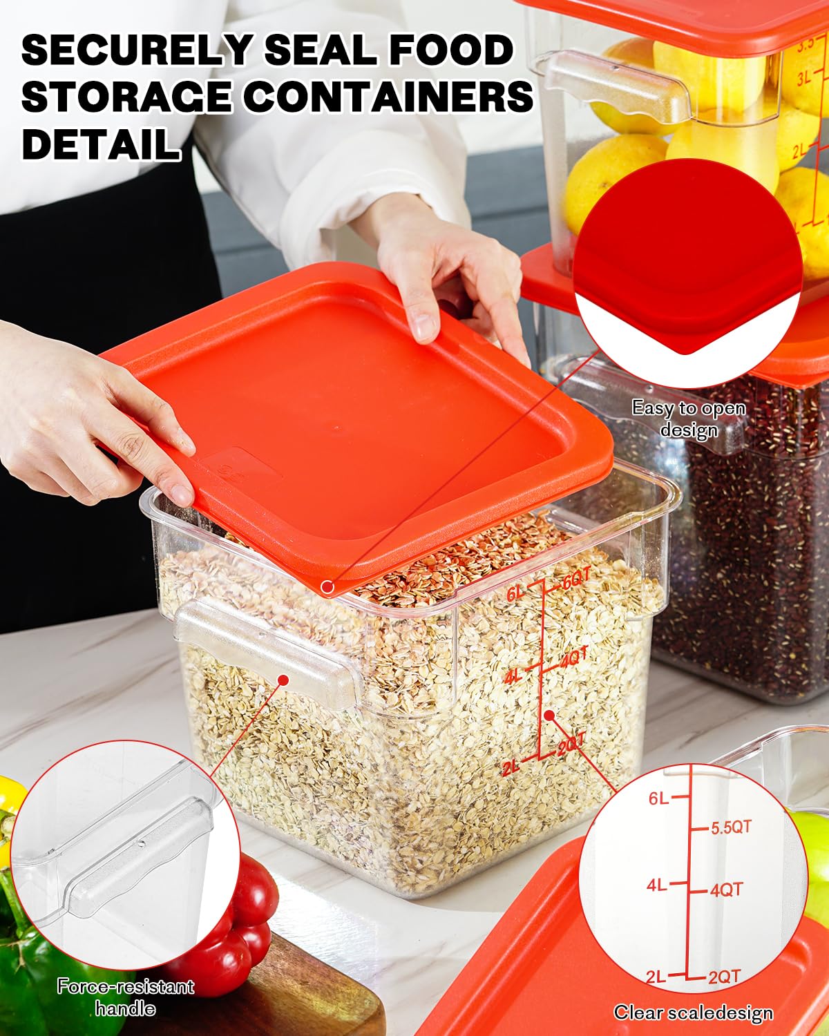 SVKLHY apto para frío y calor, ideal para diferentes alimentos