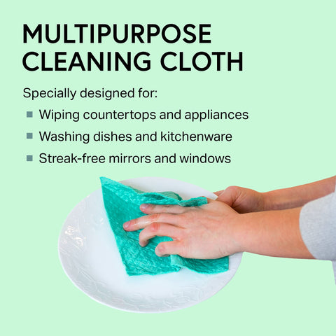 Paño Swedish Wholesale de celulosa para fregadero, suave al mojado y ideal para limpiar superficies