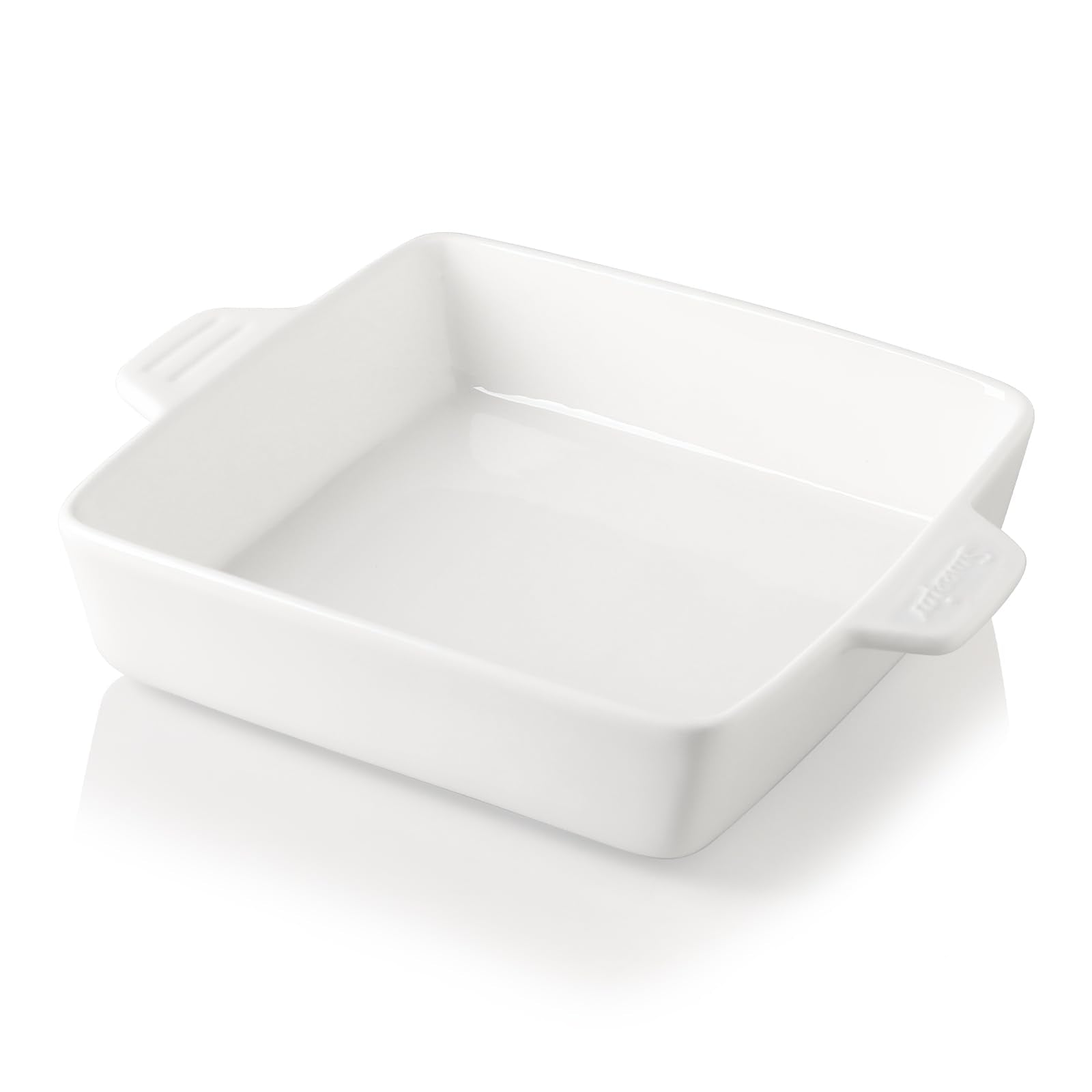 Bandeja de cerámica cuadrada Sweejar 9x9, ideal para hornear brownies y lasañas de forma uniforme