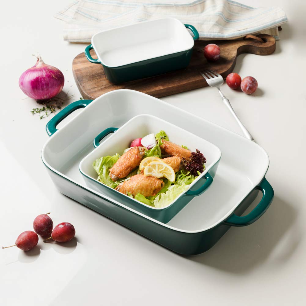 Sweejar bandeja-ceramica-resistente-500f, apta para horno y microondas.