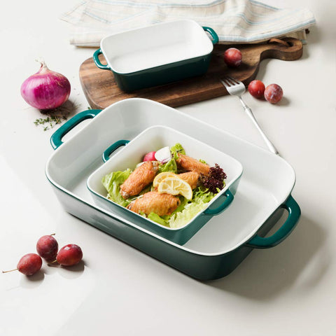 Sweejar bandeja-ceramica-resistente-500f, apta para horno y microondas.