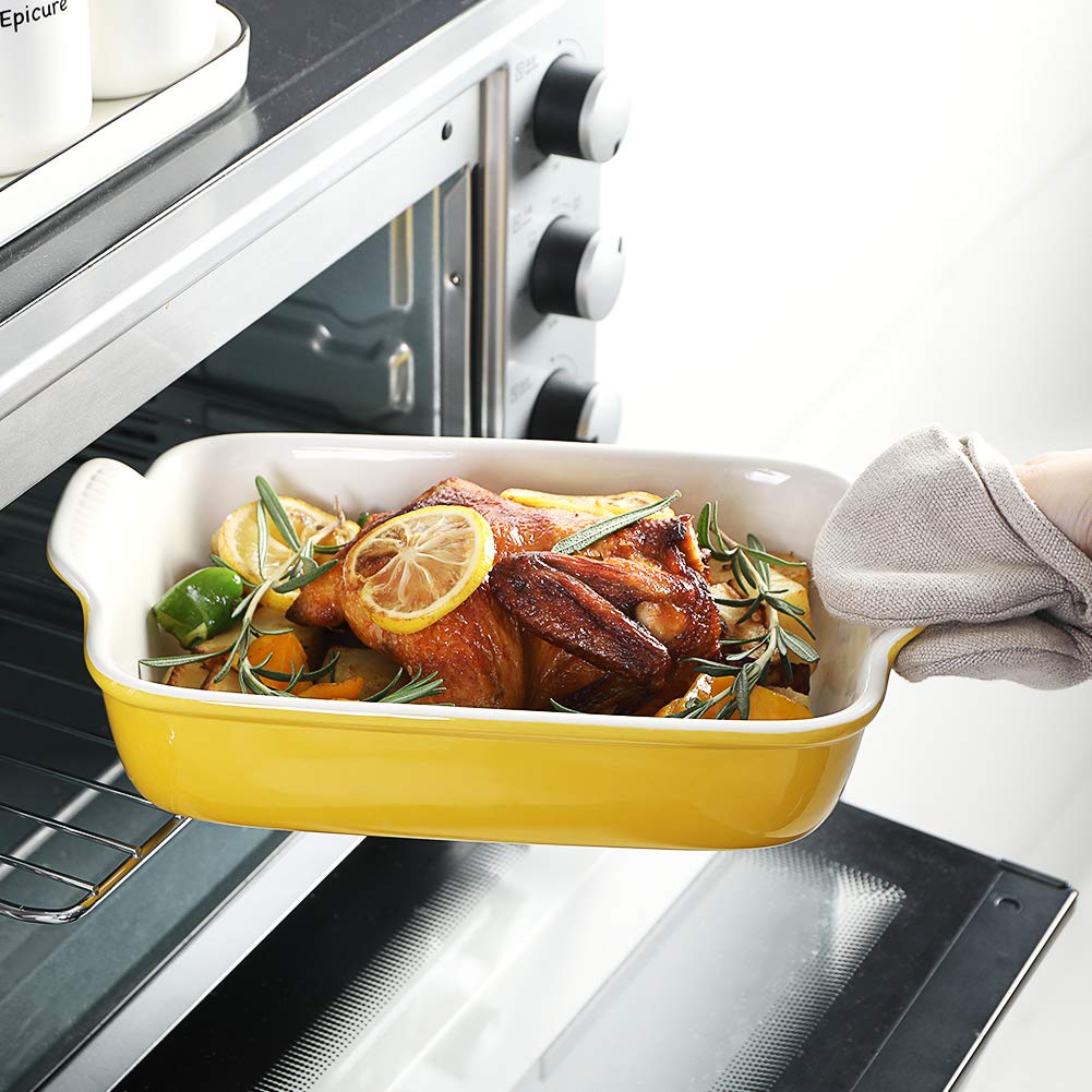 Bandeja cerámica profunda para lasagna Sweejar