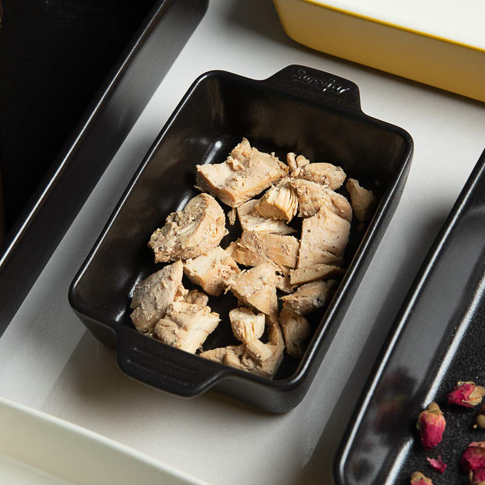 Sweejar bandeja grande rectangular cerámica para lasañas y asados