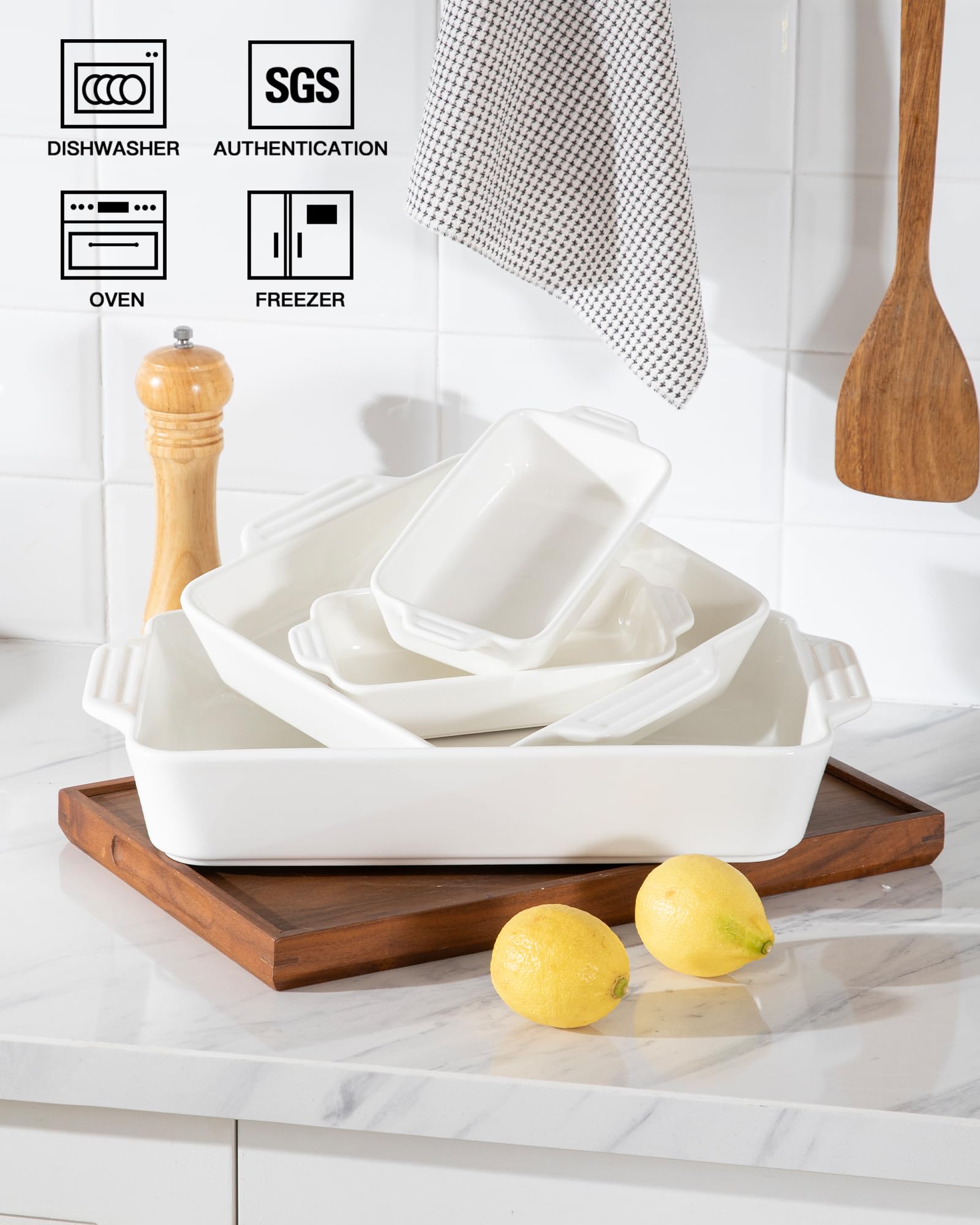 Cerámica Sweejar resistente al calor apta para horno y microondas.