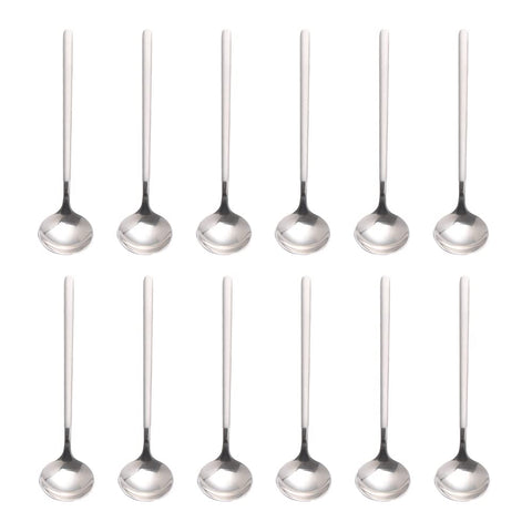 Cucharas Sweejar 12 piezas con mango esmerilado para agarre cómodo