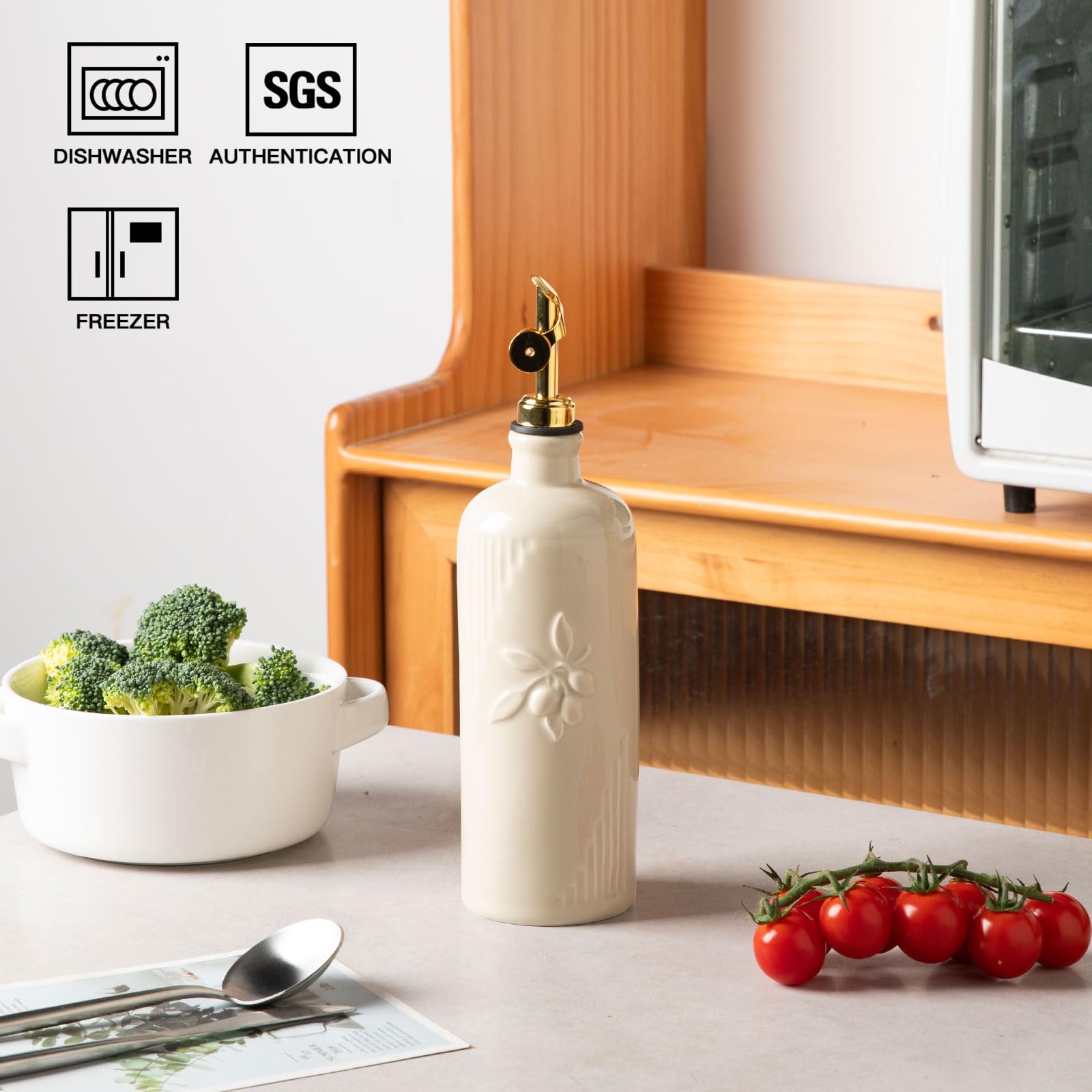 Diseño moderno de dispensador cerámico Sweejar para la mesa.