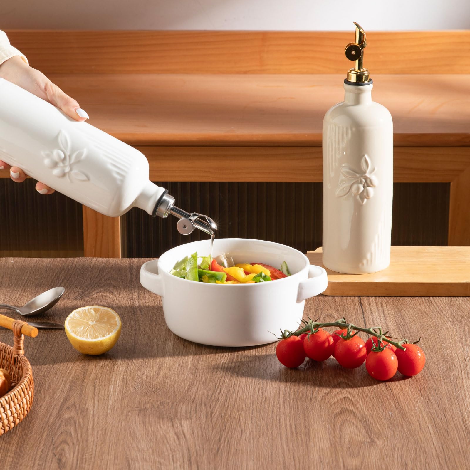 Dispensador Sweejar cerámico, ideal para vinagre y aceites.