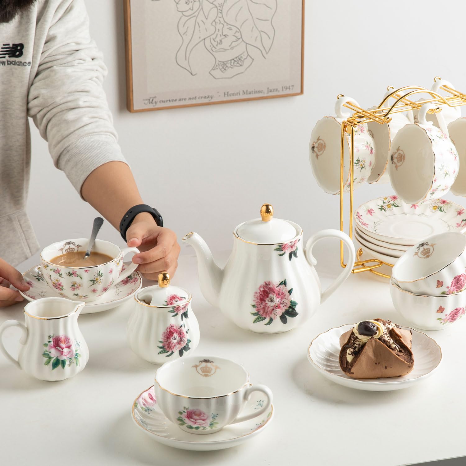 Colador de té Sweejar de acero inoxidable para infusionar.