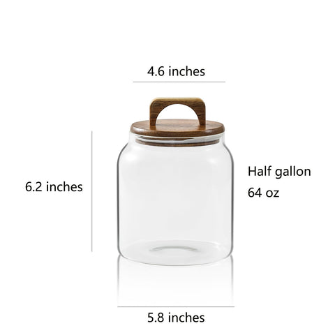 Sweejar tarro de vidrio con tapa hermética para mantener la frescura y proteger.