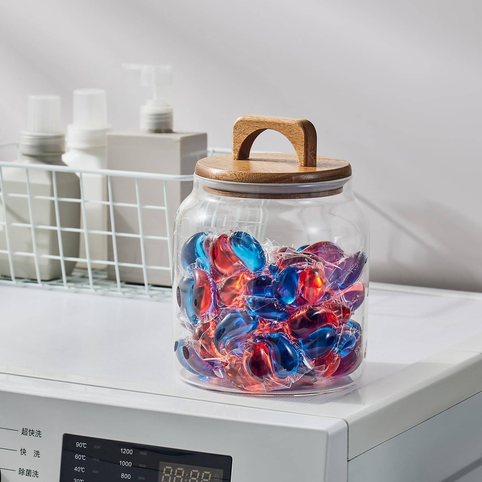 Sweejar tarro de vidrio versátil para frutos secos, té y café.